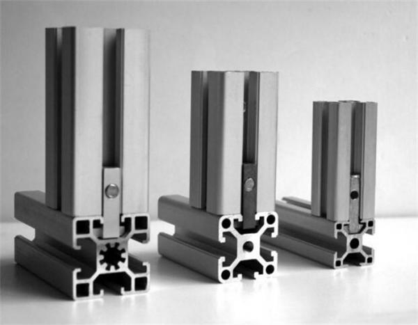 Silver High Durability Aluminum Alloy Profile For Kitchen Slide Door Handle