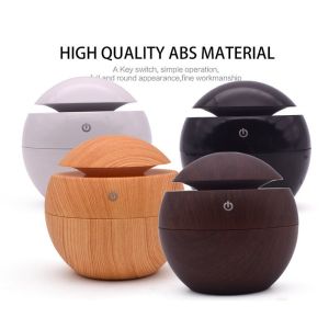 Quality Wood Grain Plastic Lamp Cover USB Aromatherapy Diffuser for sale