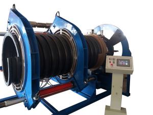 Quality 600MM Butt Fusion Welding Corrugated Pipe Welding Machine For Spiral Texture PE Pipe for sale