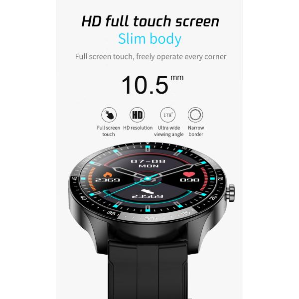 IP68 Round Shape Smartwatch Access Control Outdoor Sport Smart Watch