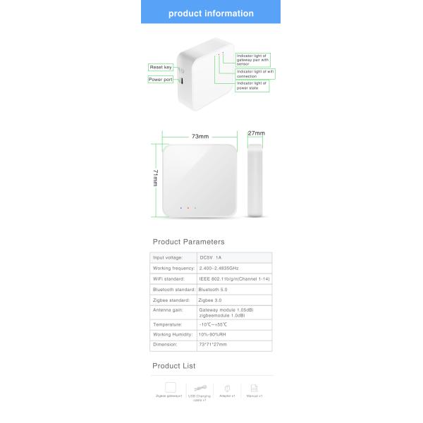Smart Home Automation Gateway Kit Wireless Smart Gateway Support Alexa And Google Assistant