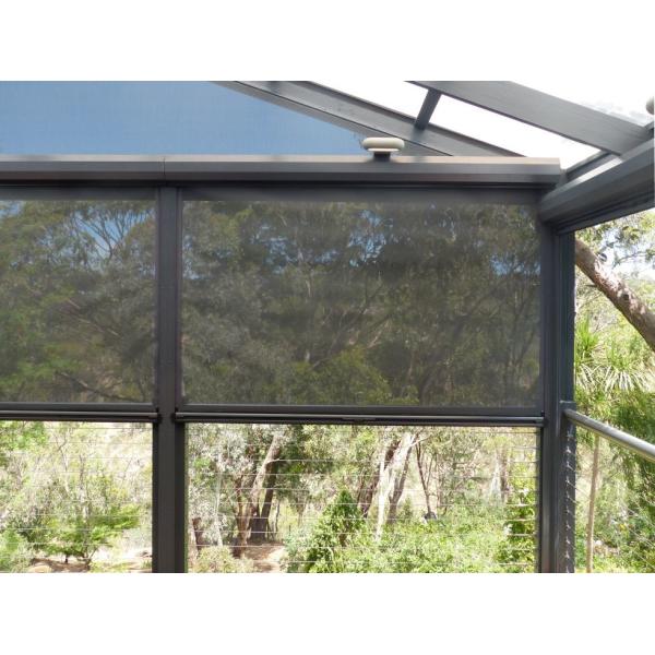 Window Zip Track Awning Sunscreen Blinds 52x10mm Alu Anodized