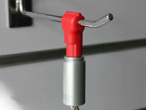 China COMER mobile stors Shelf security stoplock/ EAS stop lock/ hook cam lock / hook stoplok / peg hook lock on sale