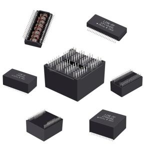 Quality Pulse H1262CNL Compatible LINK-PP LP1262CNL 10/100 Base-T High Isolation 3KVrms Single Port 24 PIN Telecom Lan Transformer for sale