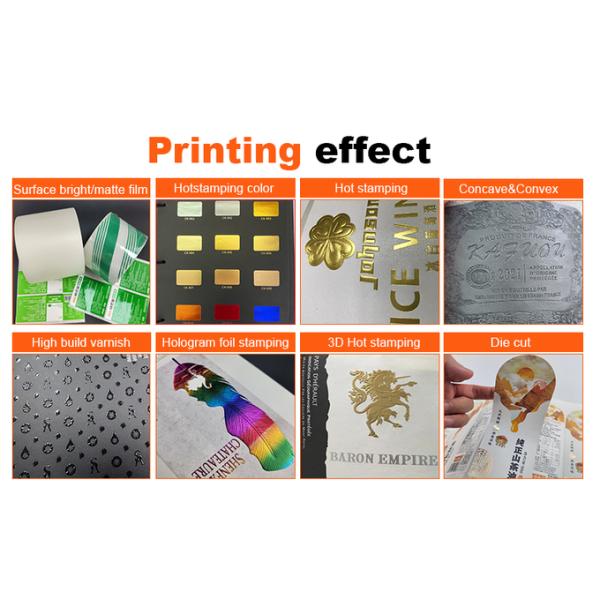 Custom Stickers Gold Embossed Private Printed Soft Aluminum Metal Label Red Wine Bottle Label