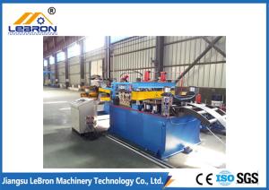 PLC Control Automatic Blue color Storage Rack Roll Forming Machine Durable quality Long Time Service Time made in china