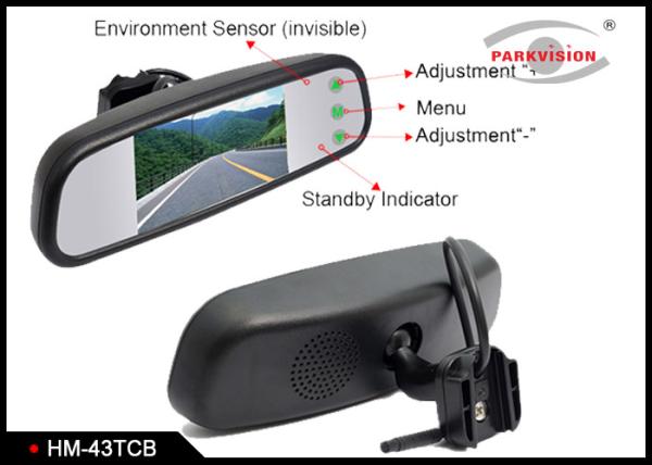 High Brightness Mirror Mounted Reversing Camera With Changeable Bracket