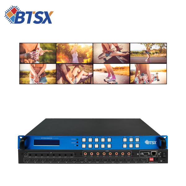 Bitvisus 4K HDMI Matrix Switcher 8x8 8 Inputs 8 Outputs With Metal Shell