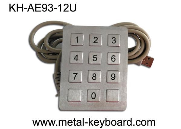 Buy CE / ROHS / FCC USB Interface 12 Keys SS Keypad for Self-Service Machine /  Kiosk , Anti-vanal at wholesale prices