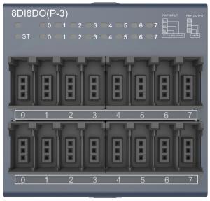 Decowell Integrated I/O Multifunctional Modules 8DI8DO PLC Communication Module