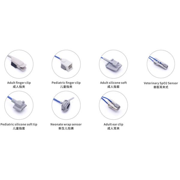 Biosys Adult Finger Clip SpO2 Sensor BPM-300 TPU 3m/10 ft Round 6-pin Biosys connector