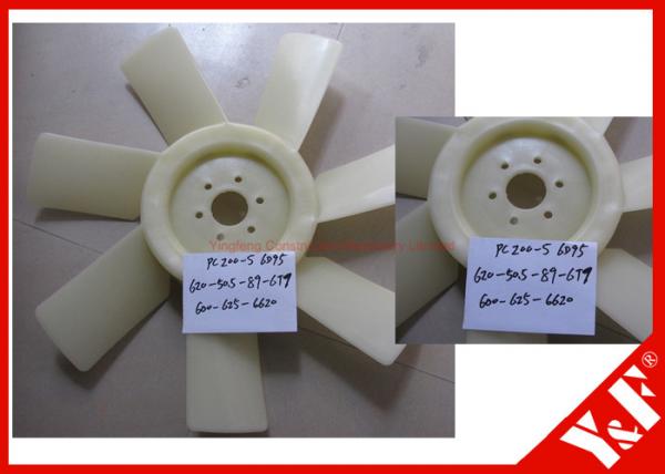 Buy 6D95 Engine Cooling Fan Blade 600-625-6620 PC200-5 for Komatsu Excavator Spare Parts at wholesale prices
