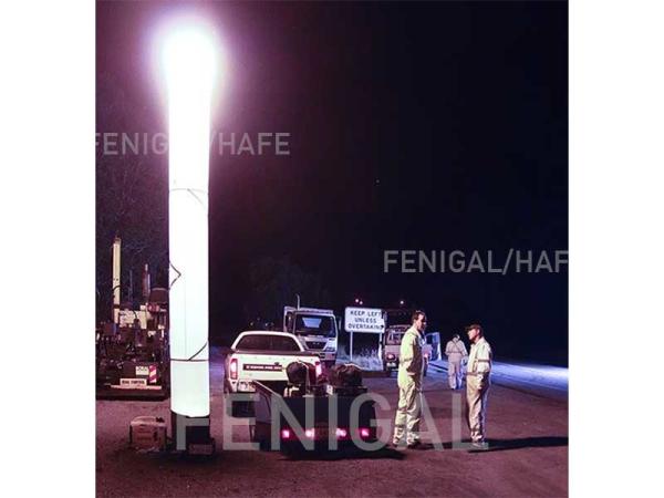 Buy Check Point 360 Deg Glare Inflatable Lighting Tower Backed Up By Portable Generator at wholesale prices