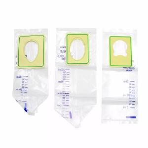 China Medical PVC Pediatric Urine Bag 200ml Pediatric Urine Collector Bag on sale