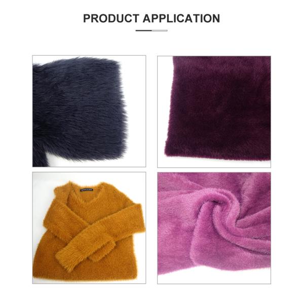 Feather Ping Pong Yarn 100% Nylon Yarn For Scarf Sweater Knitting