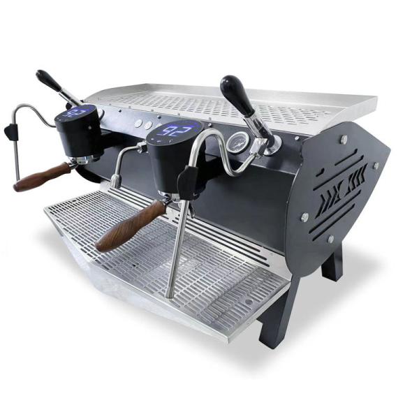 6.8Kw Commercial Semi-Automatic Double Group Espresso Coffee Machine with Triple Boilers