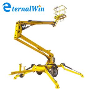 China 8m 10m 12m 14m Portable Platform Man Lift  Aerial Work Platform Hydraulic Machine on sale