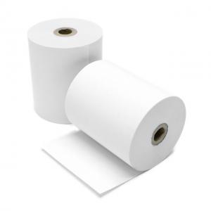 China 80mm x 80mm cash register thermal paper roll 2 1 4 thermal paper roll scrap paper rolls on sale