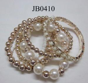 China Pearl Beaded Bracelet Pack on sale