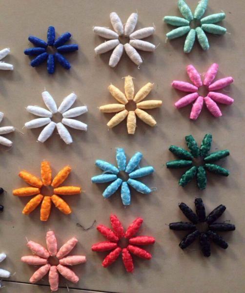 Buy Customized Cotton Cocoon Bobbin Thread For Computerized Embroidery at wholesale prices