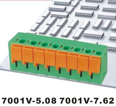 Buy 250V Voltage Rating Terminal Block with Screw/Spring Connector Type at wholesale prices