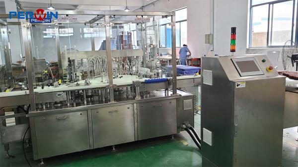 Buy PLC Bus Control Vial Filling Line with Argon Fill for Oxygen Level Below 5% at wholesale prices
