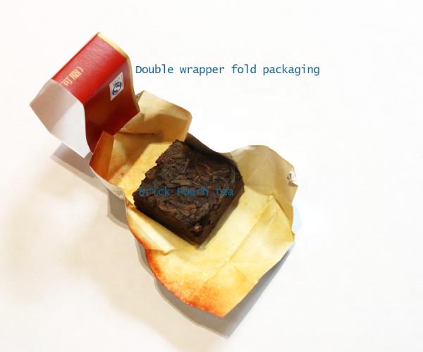Buy 260ppm PLC Controlled Horizontal Compress Tea Fold Wrapping Machine with Rabtech Glueing at wholesale prices