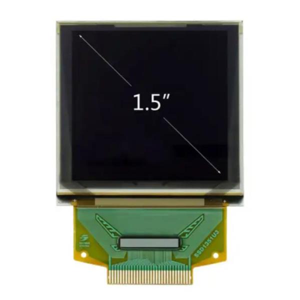 1.5 Inch 128x128 Dots 262k Color AMOLED Display ZIF Type UG-2828GDEDF11 SSD1351 Controller