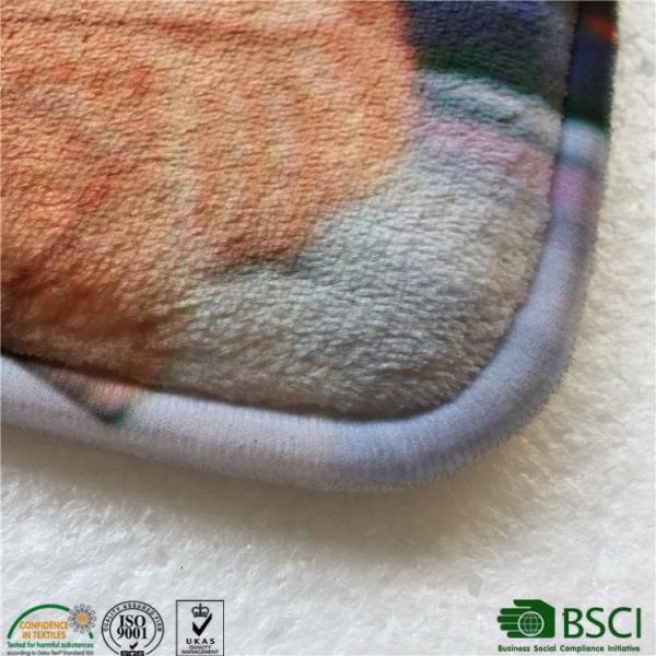 Polyester Elegant Memory Foam Bath Mat Simple Fashion Printed Pattern Techniques