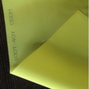 Quality Yellow Plain Weave Monofilament Polyester Mesh Low Elongation Eco Friendly for sale