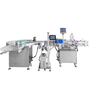 Automatic Round Bottle Labeling Machine with Visual Camera Positioning