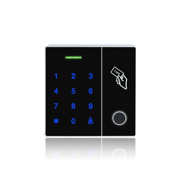 Touch Panel Fingerprint and RFID Card Access Control Reader Support Password and