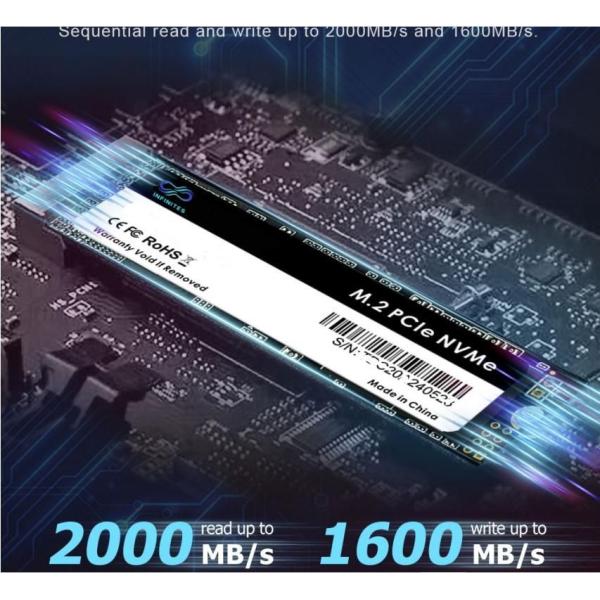 500GB SSD M. 2-2280 Fury Renegade Heatsink Sfyrsk/500g Solid State Disk (SSD) M. 2