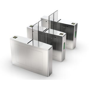 Quality RS232 Interface Office Security Gates , Adjustable Barrier Automatic Turnstile Gate for sale