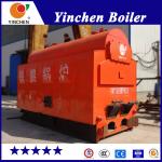 Textile Industry Fire And Water Tube Boiler / Coal Wood Pellet Fired Steam