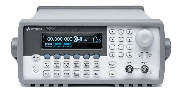 Buy Keysight 33250A Function / Arbitrary Waveform Generator, 80 MHz RS-232 IO Connectivity Supported at wholesale prices