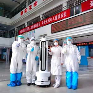 Voice Intercom Bacteria Killing Disinfecting UV Sterilizer Robot