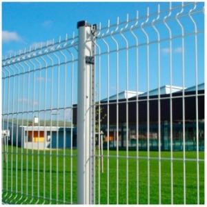 China 4mm 3d Curved Fence , Outdoor Q195 Welded Wire Mesh Fencing Pvc Coated on sale