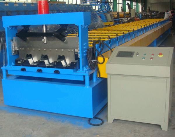 Buy Automatic Floor Deck Roll Forming Machine , Steel Rolling Machine High Efficiency at wholesale prices