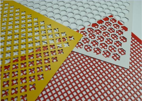 Buy Decorative Perforated Metal Mesh Sheets 1m / 1.22m Width For Space Dividers at wholesale prices
