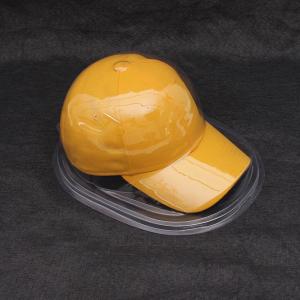 Quality Custom Clear Hat Packing Plastic Box Hats Clamshell Blister Packaging Box for sale