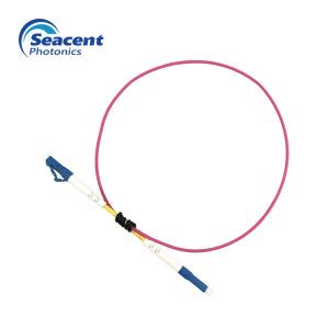 Quality Multimode Duplex Fiber Optic Patch Cord Sc Lc 1m UPC For FTTX Network for sale