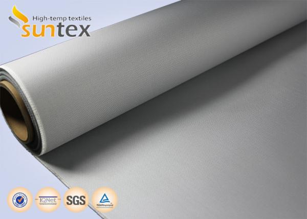 Buy M0 Fire Proof PU Coated Fiberglass Fire Retardant Cloth 4H Satin For Flexible Expansion Joint at wholesale prices