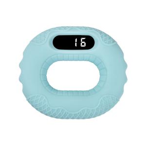 China Smart Silicone Grip Ring Counting Games Finger Grip Hand Grip Strengthener With LED Counter Display Grip on sale