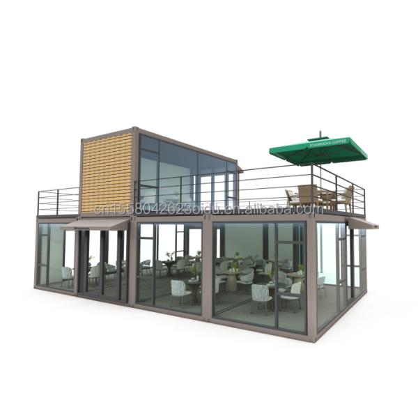 Galvanized Steel Square Tubes Main Structure Prefabricated Villa House Modern Modular Container Luxury Three Bedroom