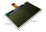 Positive FSTN Transflective Graphic LCD Module Screen 132x64 Dots Resolution