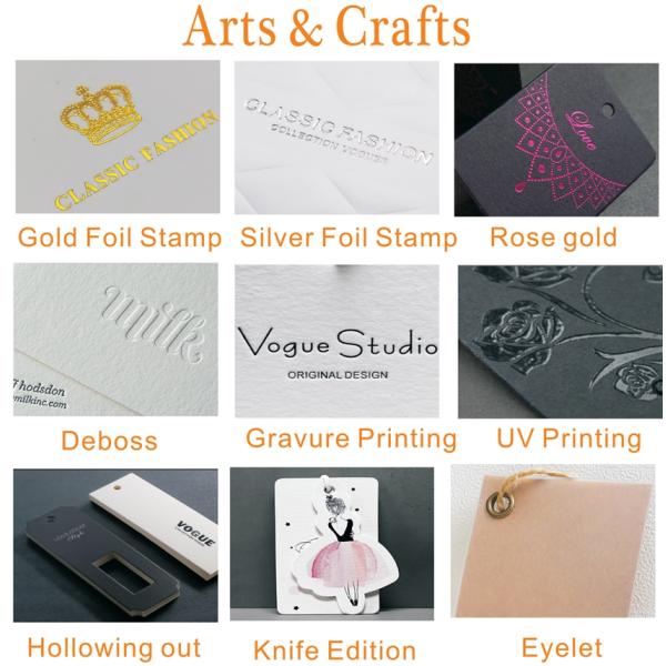 Customized High Quality Printed Price Tag Hang Tag