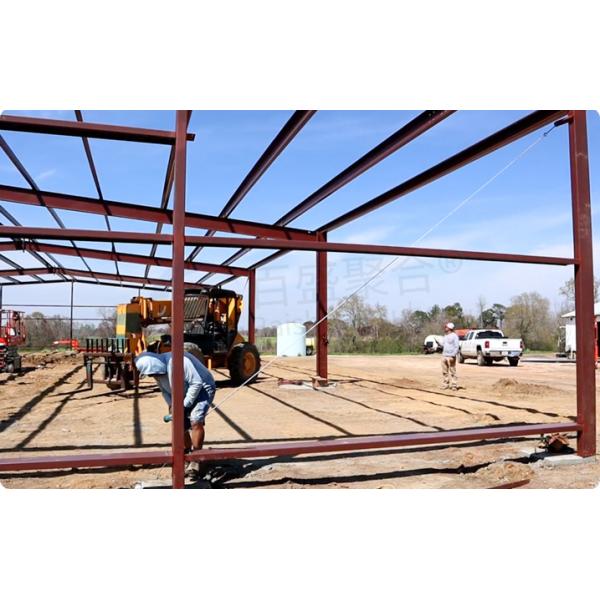 Steel Metal Frame Structure Customized Color Prefab Warehouse for Workshop and Layout