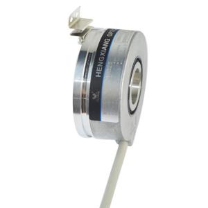 Quality KC76 Keyway High Resolution Rotary Encoder Push Pull Output 32768ppr Through Hole With Slot for sale