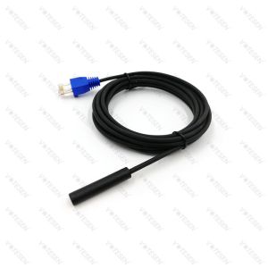 TPE Injection Over Molded PT100 Temperature Sensor Waterproof IP68